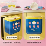 Кухонный мусорный бак, бытовой интегрированный дверной шкаф, настенный большой вместительный туалет, туалетная комната, ведро для хранения кухонных отходов с крышкой