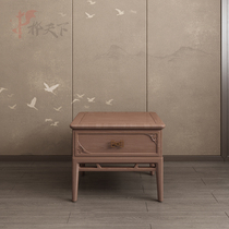 Birch world new Chinese style solid wood bedside cabinet simple small apartment bedroom mini side cabinet storage cabinet locker