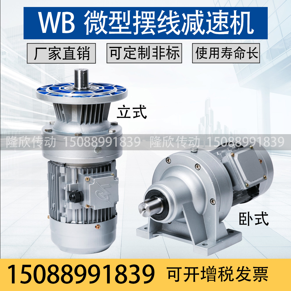 WB micro cycloidal needle wheel reducer wb65-85-100 120 vertical horizontal WD transmission small gearbox
