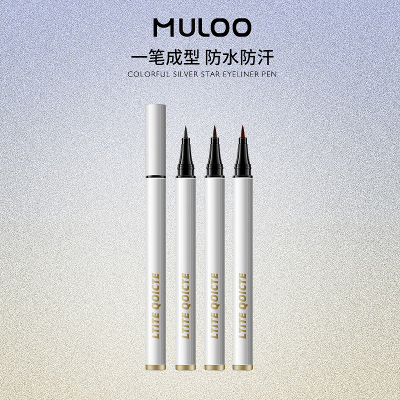 MULOO Catalogue Eyelink COLOUR WATER RESISTANT PERSPIRATION WITHOUT FAINTING PERSISTENT NEW HAND FEMALE Ultra Slim Gel Pen