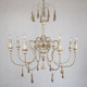 American-Style Chandelier for Duplex Floor, High-Ceiling Living Room Lamp, Vintage Villa Large Chandelier, Wooden Art, Country Style, Hotel Pastoral Lighting Fixtures