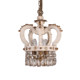 American Country Bedside Small Chandelier Solid Wood Retro French Restaurant Island Entrance Entrance Corridor Balcony Lamps
