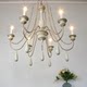 French-Style Vintage Chandelier for Living Room and Dining Room, Country-Style Candle American Pastoral Solid Wood Lighting Fixture, Bedroom Main Light, Villa