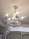 American country crystal lamp living room and restaurant retro French pastoral bedroom European candle Nordic children's room chandelier