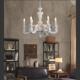 American chandelier retro country wood art antique bar restaurant living room bedroom villa home old wood color bed and breakfast lamp