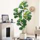 Nordic Artificial Plant Ficus Lyrata Large Bionic Fake Green Plant Potted Indoor Living Room Shopping Mall Opening Floor-Standing Potted Plant