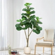 Artificial Plant Ficus Lyrata Floor-Standing Potted Plant Indoor Large Artificial Green Plant Ornament Living Room Light Luxury Decorative Flower Fake Tree