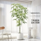 High-End Artificial Green Plant Peacock Tree Indoor Decoration Bionic Plant Fake Tree Living Room Ornament Fake Flower Tree Floor-Standing Potted Plant