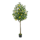 Artificial Lemon Tree New Year Decoration Fruit Tree Potted Plant Opening Celebration Home Warming Green Plant Indoor Potted Ornament