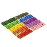 Песочные наборы материалов DIY ручной миниатюрной растительность зеленые листья