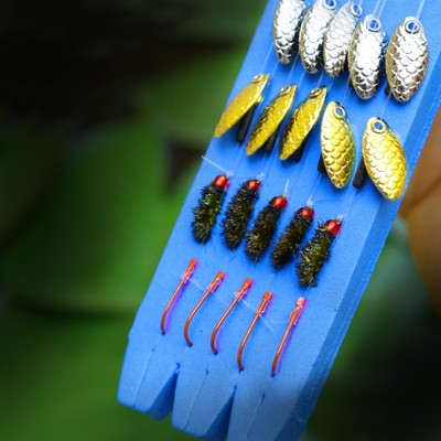 瓜子亮片套装绑好成品双钩