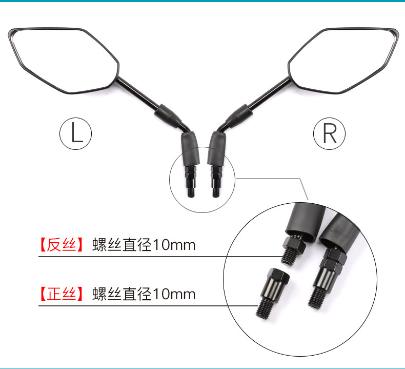 Original Motorcycle St Baboon Cf125-3A Retro Cf125-2 Rearview Mirror Accessories