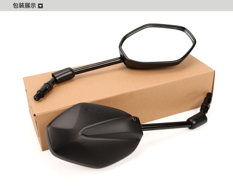 Applicable to Haojue original motorcycle off-road vehicle NK150 HJ150GY left and right rearview mirror mirror mirror mirror