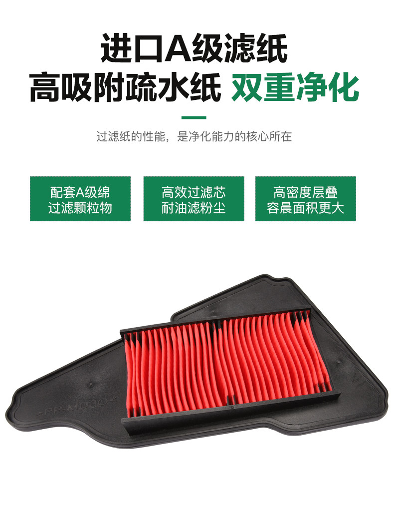 Yamaha Pedal Motorcycle Qiaoge I Saiying GT125 Fuxi AS Patrol Eagle Xu Ying Fuying Air Filter Element Air Filter