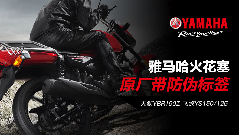 Original Yamaha motorcycle heavenly sword YBR150Z feizhi YS150/125 accessories NGK spark plug
