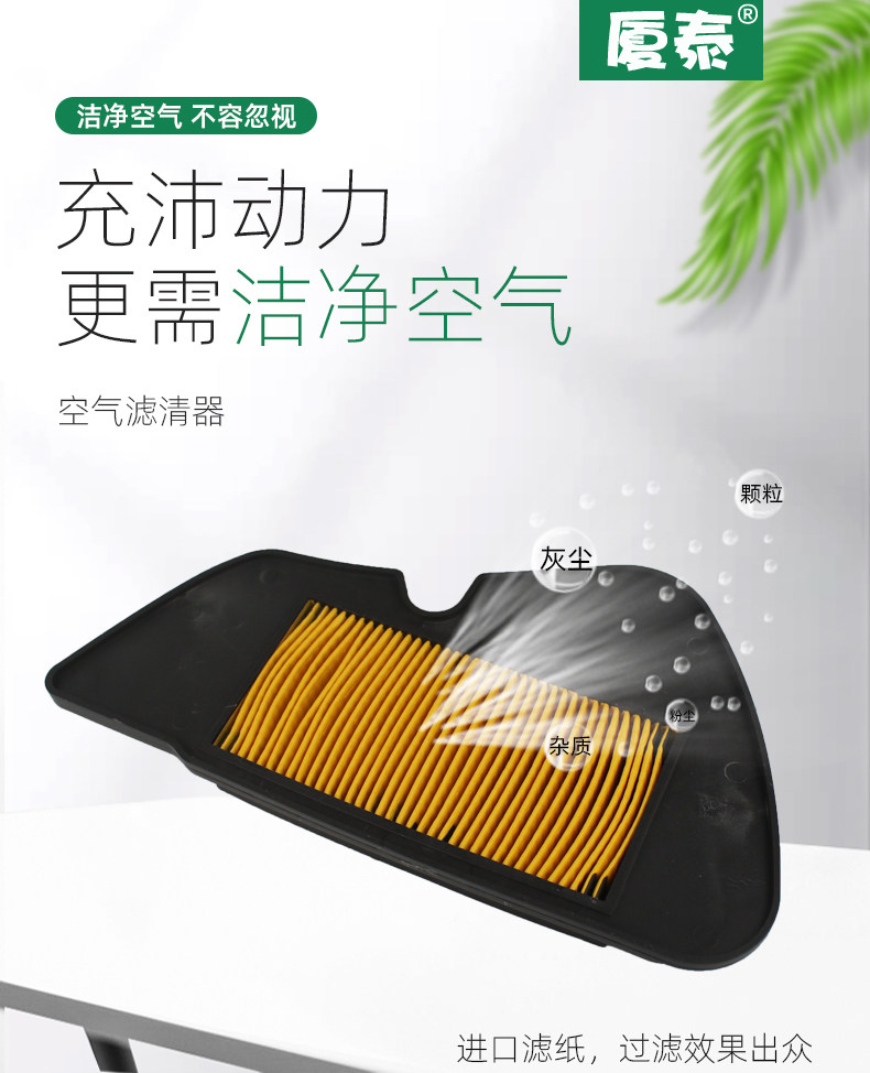 Yamaha pedal motorcycle Xunying still collar ZY125T-5-4-6-8 air grid filter element filter air filter