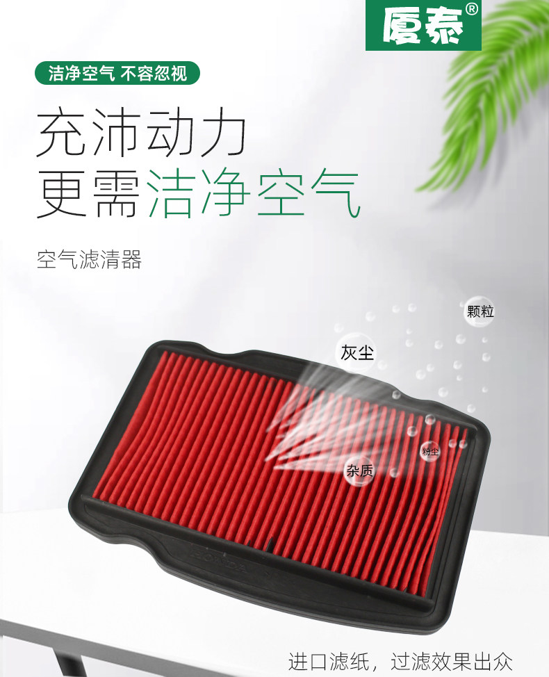 New Continent Motorcycle Storm Eye Warhawk CBF190R X TR Air Filter Air Filter Element Filter Accessories