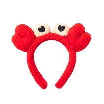 Headband for women to wash their face and wash their face. Summer mask and makeup-specific elastic cartoon cute non-slip hair accessories.