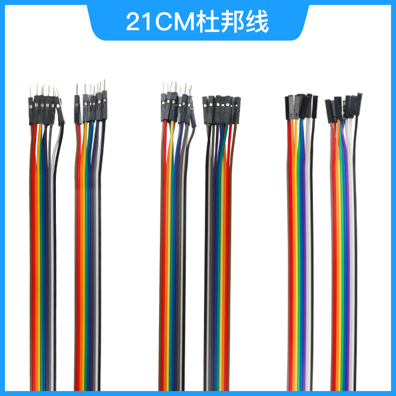 DuPont Line Mother to Female Male to Female Male to Male 10Pin Color Cable Cable 20CM Jumper
