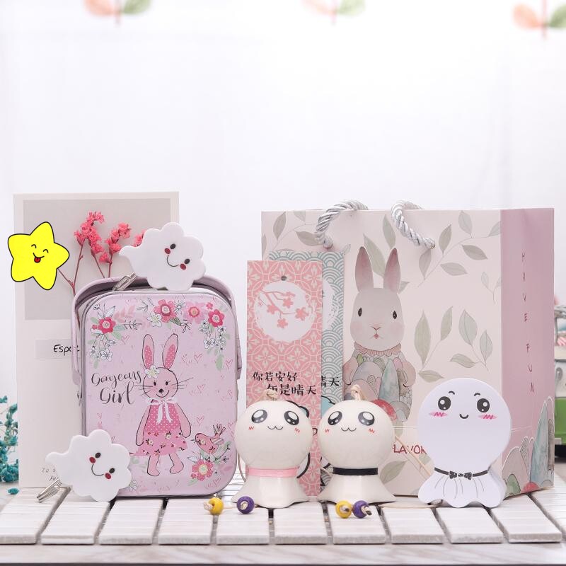 Sunny Day Doll Windbell Ceramic Pendant Birthday Gift Idea Day Style Little Fresher Girls Bedroom Room Hanging Jewelry-Taobao