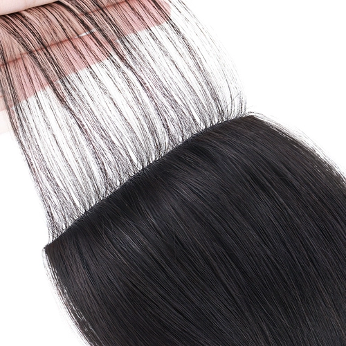 Парик изготовленный из настоящих волос, легкое и тонкое невидимое наращивание волос, придает объем