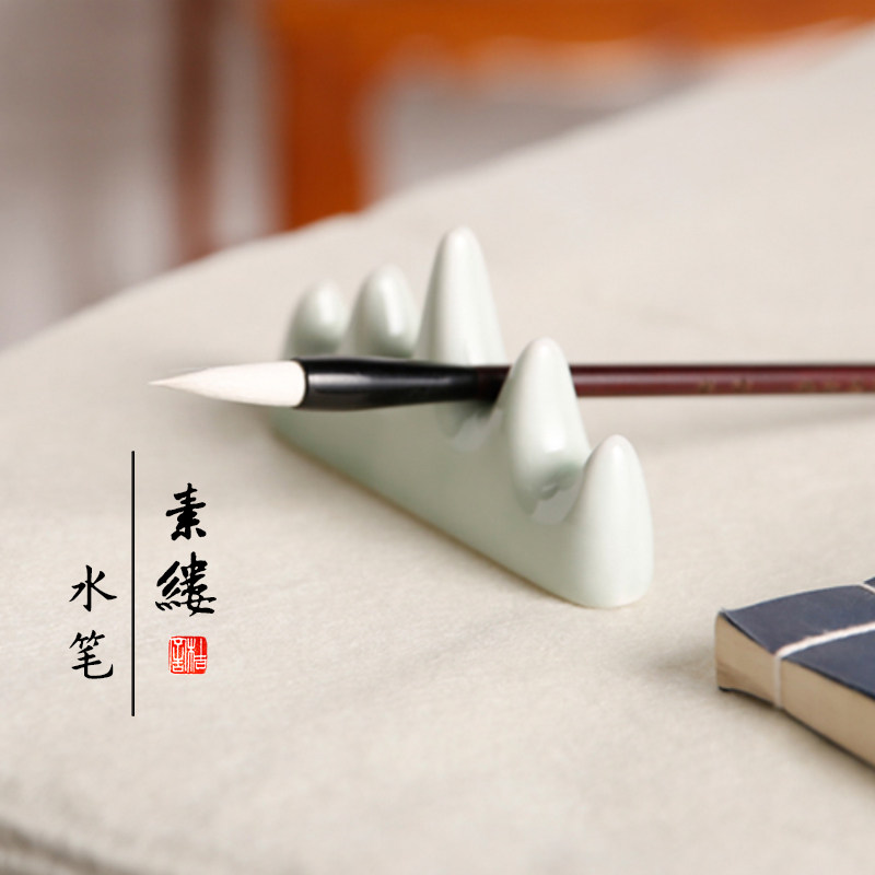 Work stroke dyeing pen orange shea pen work stroke dyeing with clear water pen writing brush country painting flower bird figure animal water color dual-use pen