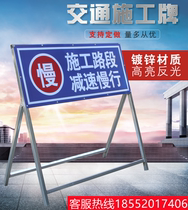 Customized traffic signs underground garage high speed limit signs road signs reflective construction warning signs