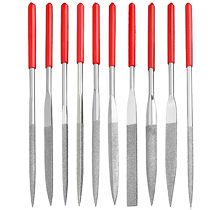 Plated Titantin Diamond Filing Knifs Handmplanted Glane Planing Metal Tool Треугольная-