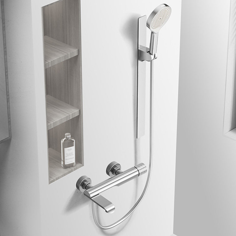 All-Copper Topless Shower Set for Home Bathroom, Simple Split-Type Shower Unit for Small Bathrooms All-Copper Topless Shower Set for Home Bathroom, Simple Split-Type Shower Unit for Small Bathrooms