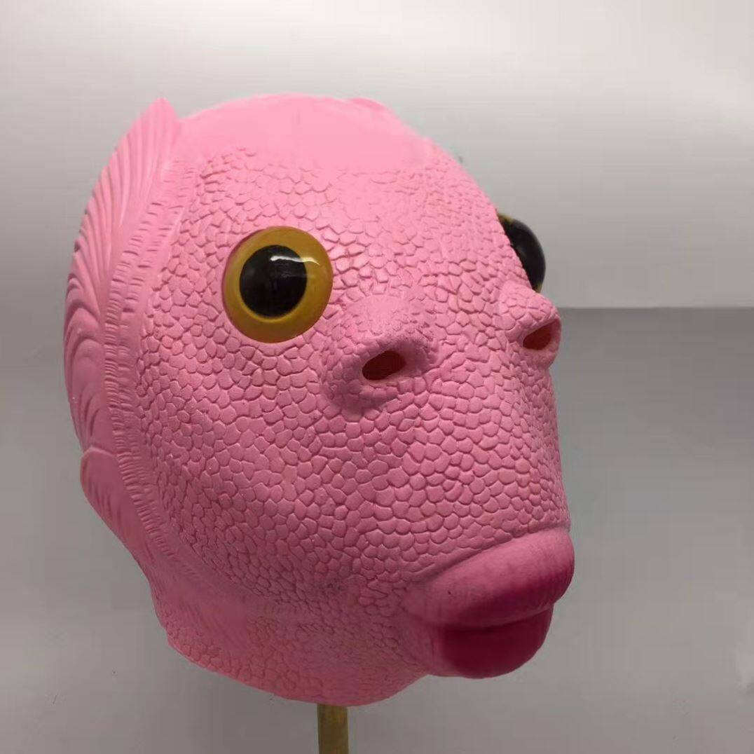 Shake Soundnet Red Fish Headgear Winter Warm To Blame Winter Sand Sculpture Mask Villain Funny Cute Fish Man Baotou Hat