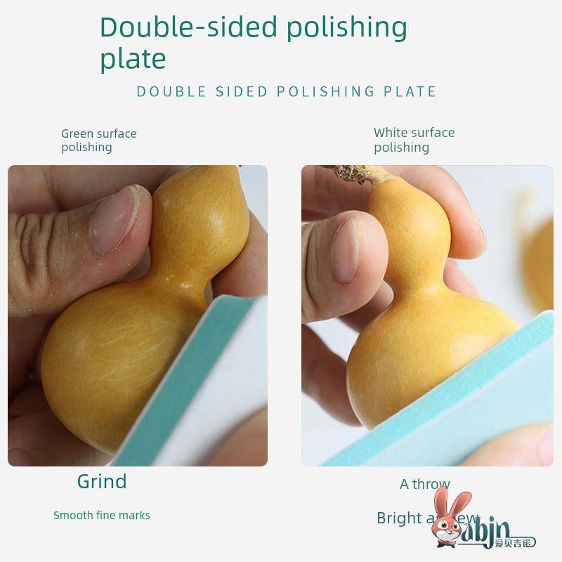 Wenwan Polishing Board 10K Turquoise Bodhi Polishing Magic Tool Double-Sided Opal Sponge Sandpaper Block Tool