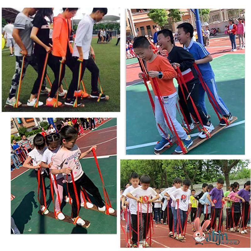 Teamwork Fun Games, Team Building, Outdoor Activities, Working Together, Board Games, Props, Wooden Shoes
