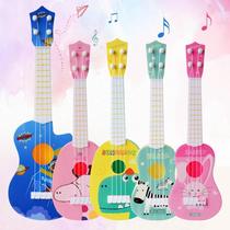 Ukulele childrens toys for girls and boys beginner kindergarten musical instrument violin simulation small guitar can be played