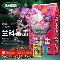Special nutrient soil for orchid soil Breathable household species Phalaenopsis clivia dendrobium special flower soil orchid plant material