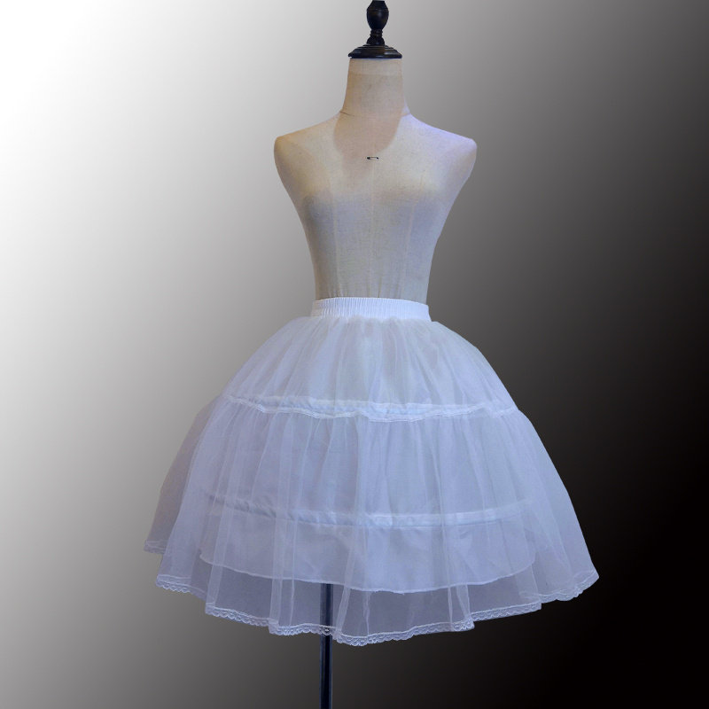 Waisted clothing puffy court style lady shape cosplay petticoat skirt dress new Loli skirt skirt