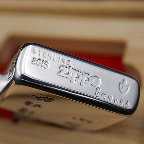 Ветрозащитная зажигалка на керосине, ограниченное издание, серебро 925 пробы, серебро 925 пробы