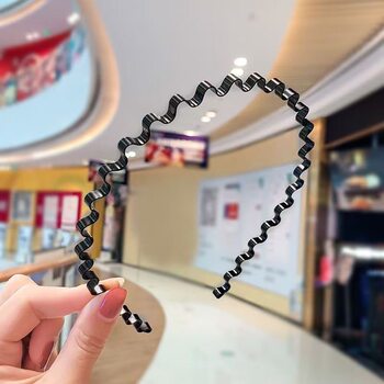 Daily set of hair clips, hair bundles, hair hoops for men and women, face wash, short hair, simple, fashionable, broken hair, non-slip fine hair hoops, home wear