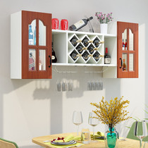 Wine cabinet wine rack modern minimalist wall rack wall-mounted wine rack diamond-shaped wine grid restaurant hanging wine rack
