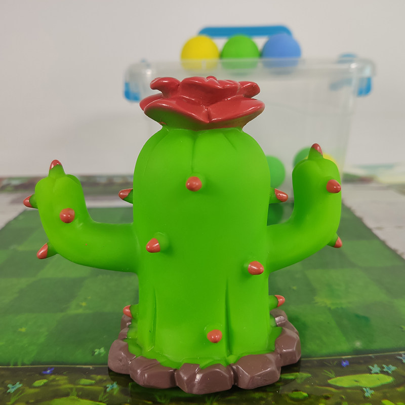 Игрушки-животные 植物大战僵尸玩具大号软胶仙人掌射手可发射炮弹对战手办男孩单个 Rong Dafeng