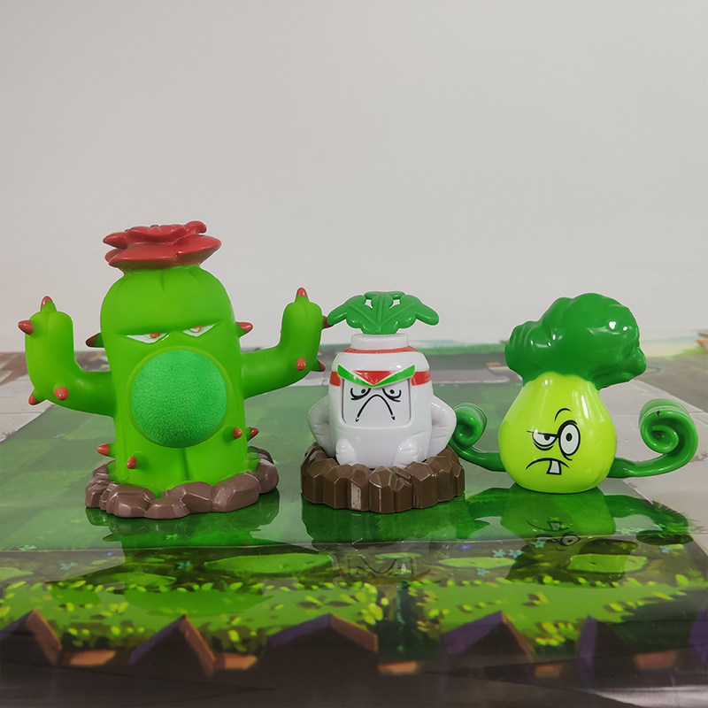 Игрушки-животные 植物大战僵尸玩具大号软胶仙人掌射手可发射炮弹对战手办男孩单个 Rong Dafeng