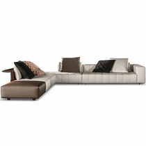 Kaguno light luxury sofa Italian disposable technology cloth modern minimalist designer villa model room sofa