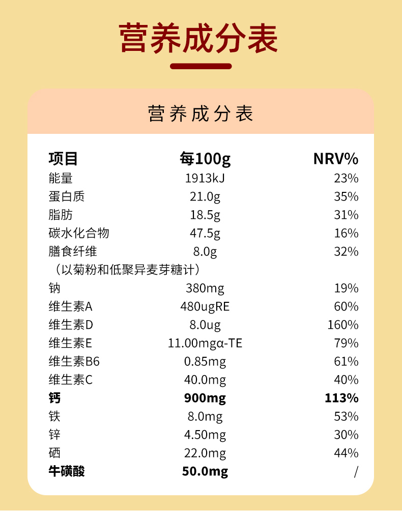 【仁和】中老年高钙益生菌驼奶粉