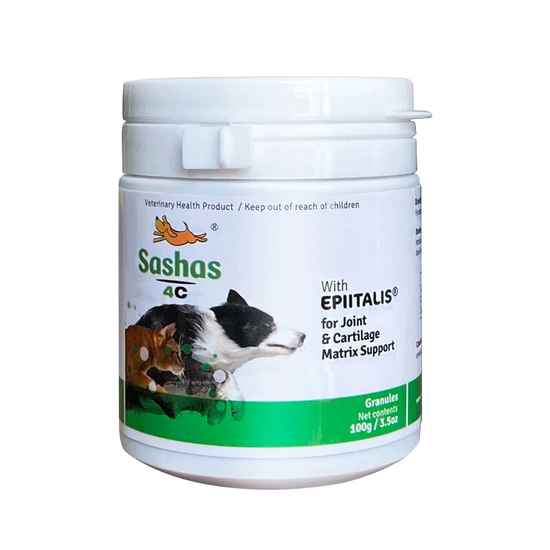 【自营】sashas萨沙4C益柏力速赛升级版狗关节软骨素补充剂100g