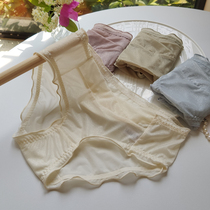 Summer New products Light Sexy Pregnant Womens Underwear Low Waist Speed Dry Toabdominal Daily Pregnancy Mid-Time Shorts Big Code Postpartum