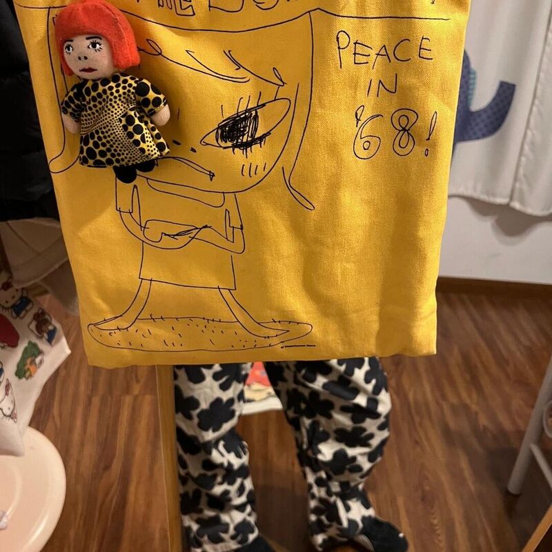 Nara Yoshitomo Demon Child Double-Sided Tote Bag Can Be Worn as a Shoulder Bag Stop the Bombs! ! Nara Yoshitomo Demon Child Double-Sided Tote Bag Can Be Worn as a Shoulder Bag Stop the Bombs! !