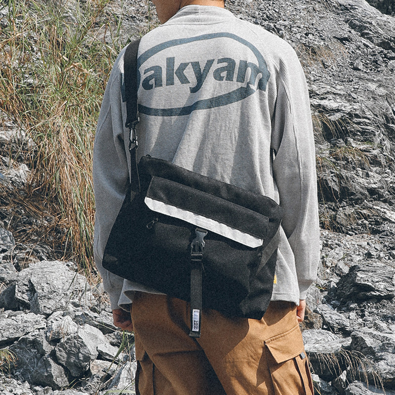 ACROSS contrast color computer messenger bag men's and women's casual outdoor shoulder bag 15 inch notebook messenger bag waterproof