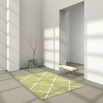 (One blanket one painting)Nordic light luxury art retro carpet Living room bedroom cloakroom coffee table mat can be customized