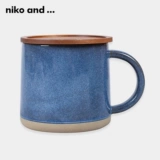 niko and ... Кружка новогодняя цветная макаронная креативная бытовая чашка в японском стиле с крышкой 964733