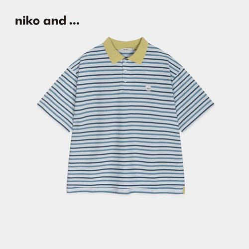 niko and ... Летняя футболка polo для отдыха, короткий рукав