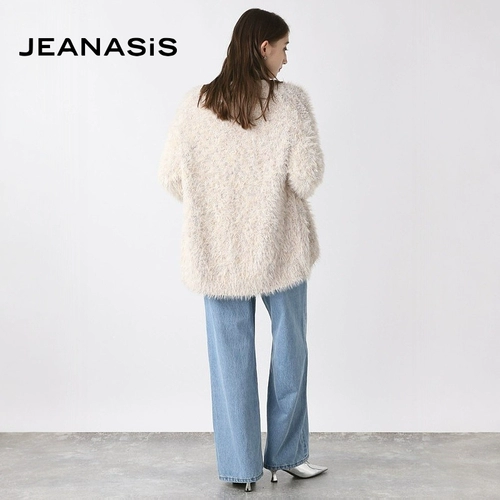 Трикотажный зимний свитер, модный бархатный японский кардиган, свободный крой